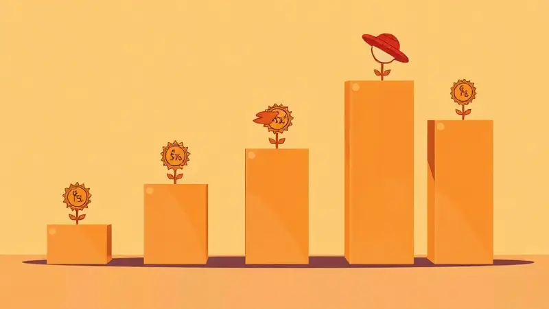 رسم توضيحي مفاهيمي يعبّر عن مهارات الذكاء الاصطناعي المربحة